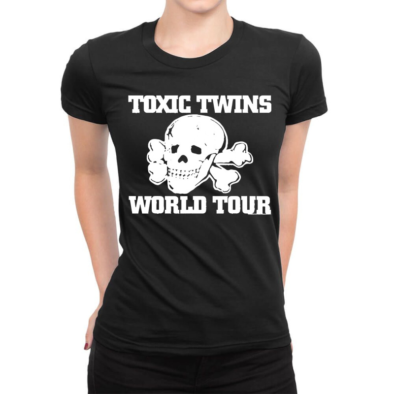 Toxic Twinss World Tours Ladies Fitted T-Shirt by cm-arts | Artistshot