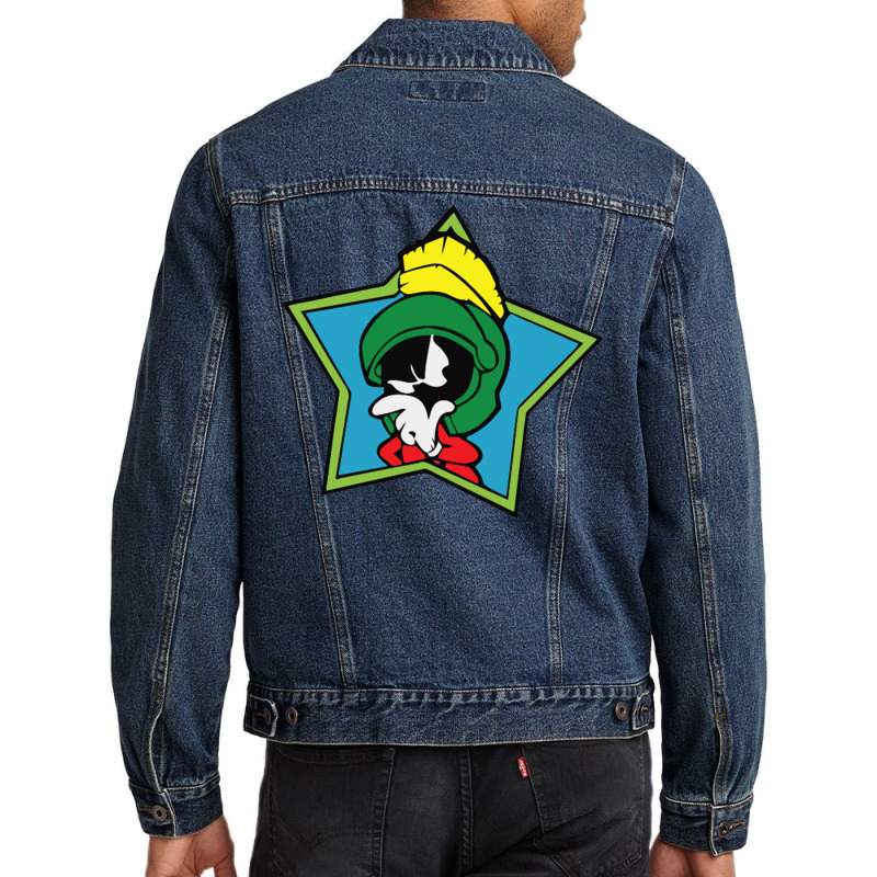 Marvin The Martian Men Denim Jacket by haydar | Artistshot