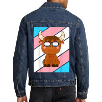 Yak Pride Transgender  Lgbtq Proud Ally Pride Trans Men Denim Jacket | Artistshot