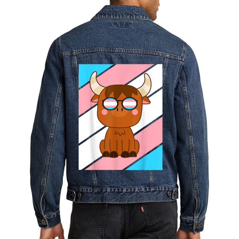 Yak Pride Transgender  Lgbtq Proud Ally Pride Trans Men Denim Jacket by Artist-Shannon | Artistshot