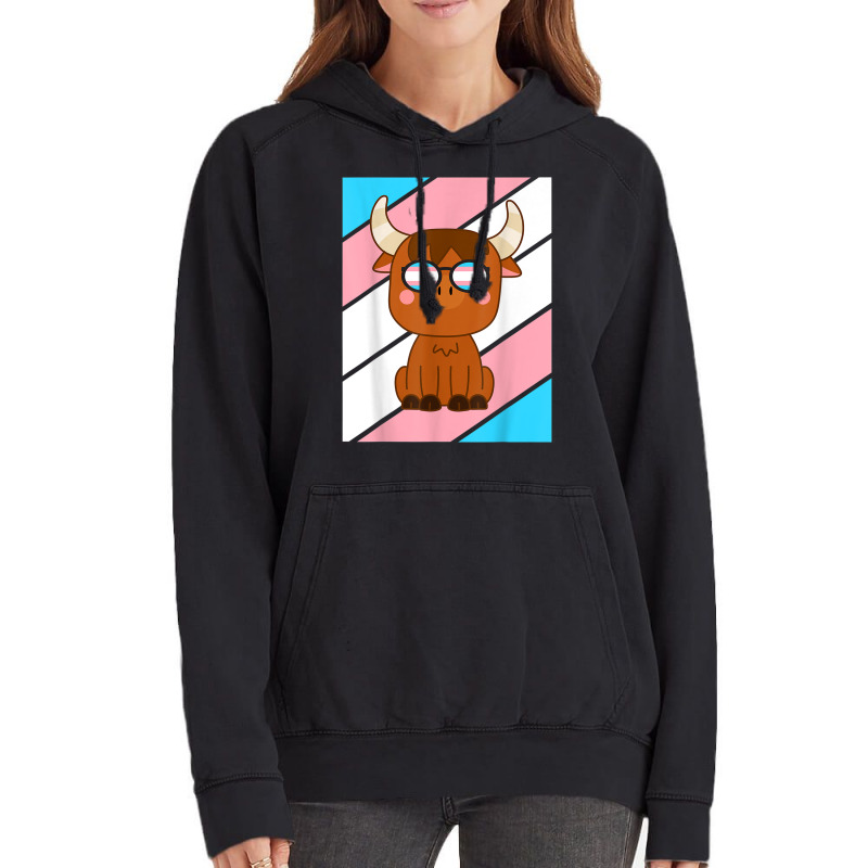 Yak Pride Transgender  Lgbtq Proud Ally Pride Trans Vintage Hoodie by Artist-Shannon | Artistshot