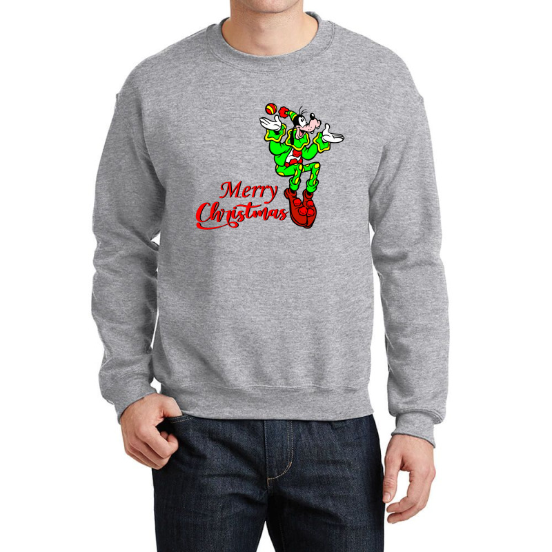 Merry Christmas Goofy Crewneck Sweatshirt by haydar | Artistshot