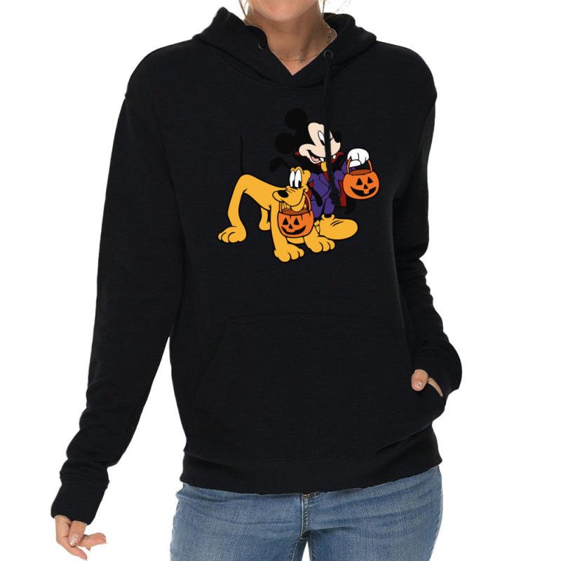 Mouse And Pluto Lightweight Hoodie by haydar | Artistshot