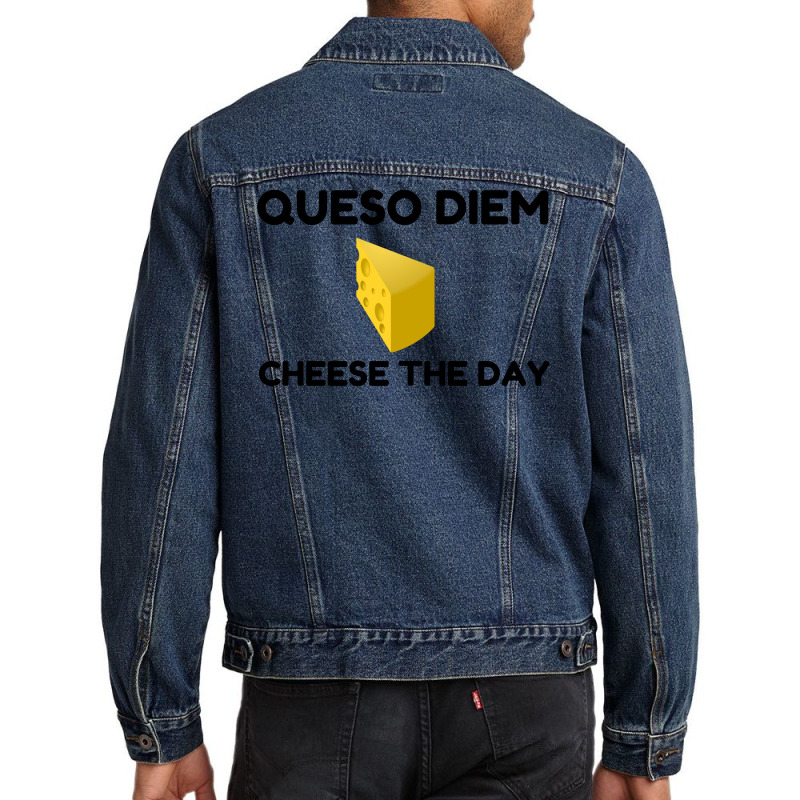 Queso Diem Men Denim Jacket by Perfect Designers | Artistshot