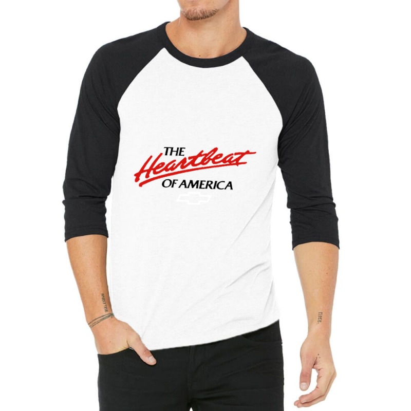 Heartbeat Of America, 3/4 Sleeve Shirt | Artistshot