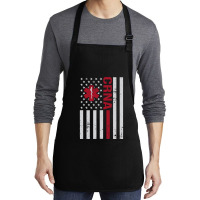 Crna Certified Registered Nurse Anesthetist Usa Flag Medium-length Apron | Artistshot