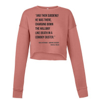 Vampire Academy Quote Cropped Sweater | Artistshot