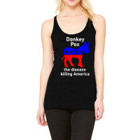 Donkey Pox Donkey Political Funny Satire For Fans Racerback Tank | Artistshot