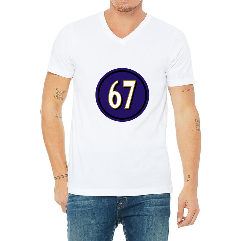 Number 67 Jersey, Sport 70 V-neck Tee | Artistshot