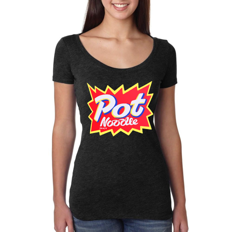 Pot Noodle Instant Snack Women's Triblend Scoop T-shirt by ColletteHerrick | Artistshot