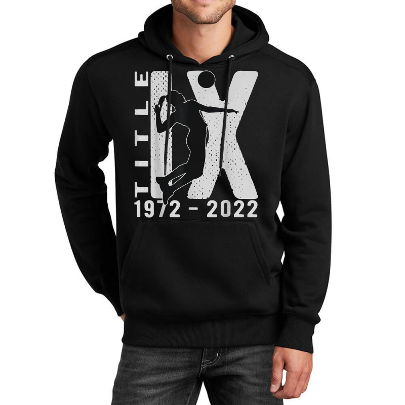 Title Ix 50th Anniversary Us Education Amendments Volleyball T Shirt Unisex Hoodie by nuzhetanopo | Artistshot