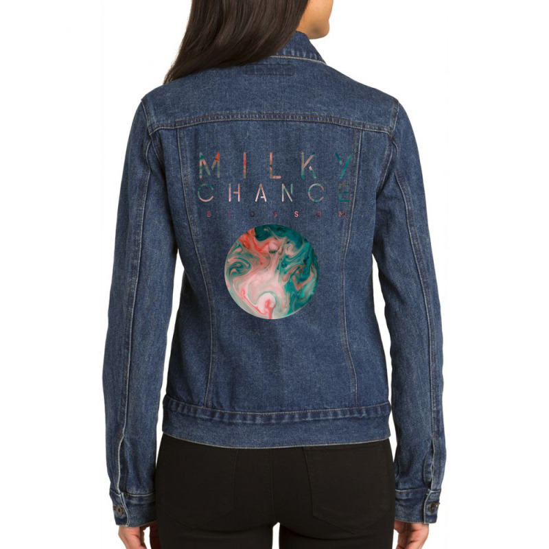 Milky Chance Blossom Ladies Denim Jacket by PamelaYoung | Artistshot