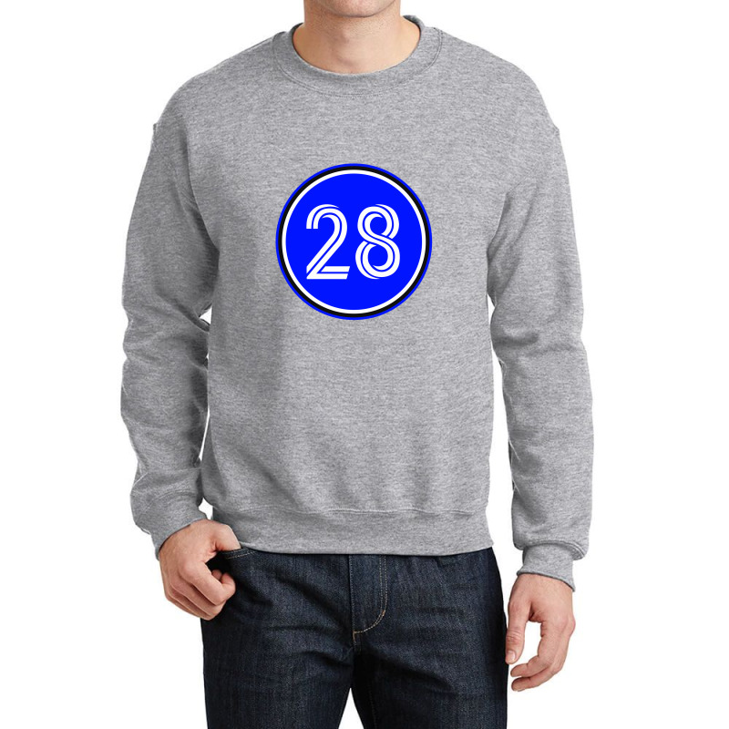 Number 28 Jersey, Sport 28 Crewneck Sweatshirt | Artistshot