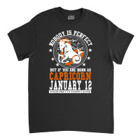 Capricorn January 12 Zodiac Astrology Star Horoscope Sign Classic T-shirt | Artistshot