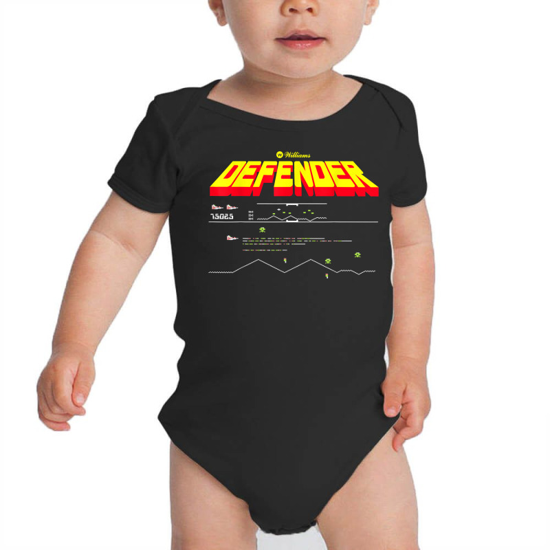 Willams Defender 80s Retro Video Arcade Game Hyperspace Gift T Shirt Baby Bodysuit by mineronmbarciamk | Artistshot