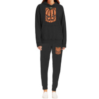 Scary Pumpkin Halloween Black Tee Hoodie & Jogger Set | Artistshot