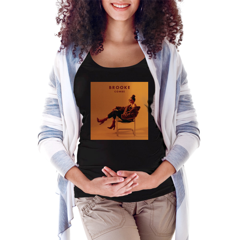 Brooke Combe Cover Album Maternity Scoop Neck T-shirt by cm-arts | Artistshot