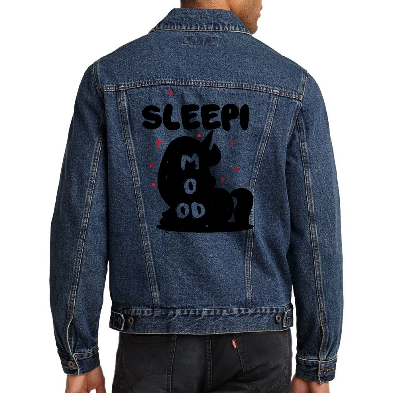 Sleepi Mood Unicorn Men Denim Jacket by haydar | Artistshot