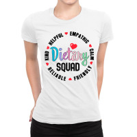 Dietary Squad Appreciation Week Healthcare Dietitian Squad T Shirt Ladies Fitted T-shirt | Artistshot