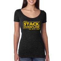 Stack Overflow With You Classic Women's Triblend Scoop T-shirt | Artistshot