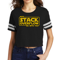 Stack Overflow With You Classic Scorecard Crop Tee | Artistshot