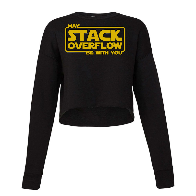 Stack Overflow With You Classic Cropped Sweater by cm-arts | Artistshot