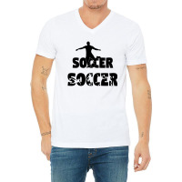 Soccer V-neck Tee | Artistshot