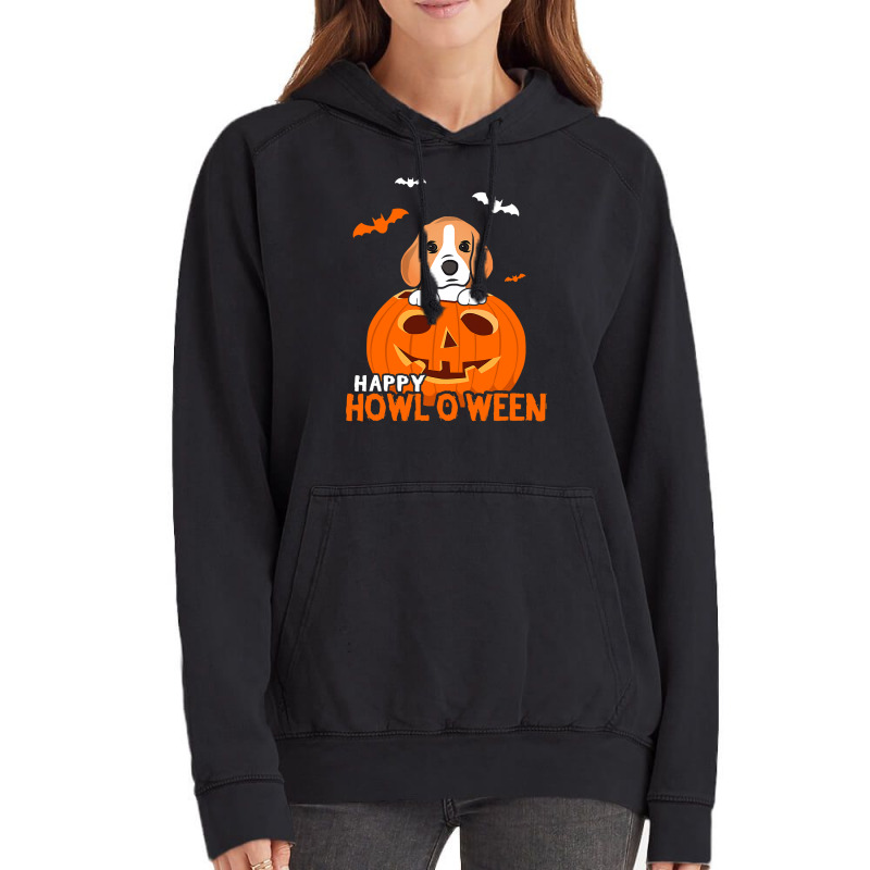 Cute Halloween Beagle Dog Pumpkin Costumes Thanksgiving Vintage Hoodie | Artistshot