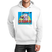 Courage The Cowardly Dog, Colorful Courage, Unisex Hoodie | Artistshot