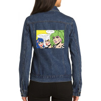 Pop - Our Songs Are Better! (bad Language) Ladies Denim Jacket | Artistshot