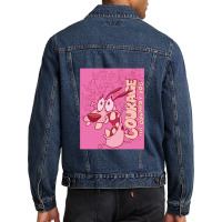 Courage The Cowardly Dog, Running Scared, Men Denim Jacket | Artistshot