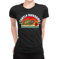 Turtle Sea Testudinata Biologist Zoology Ladies Fitted T-shirt | Artistshot