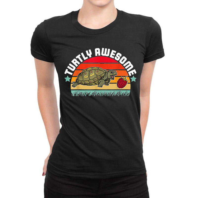 Turtle Sea Testudinata Biologist Zoology Ladies Fitted T-Shirt by STACYSCHUDEL | Artistshot