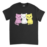 Twink Flag Pile Pride Lgbtq Cats Cute Twink Cat Classic T-shirt | Artistshot