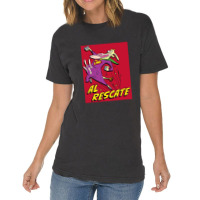 Cow And Chicken, Al Rescate, Vintage T-shirt | Artistshot