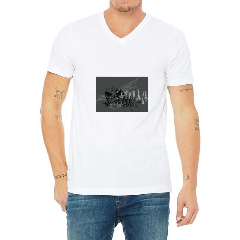 Man, Urban Crusader V-neck Tee | Artistshot