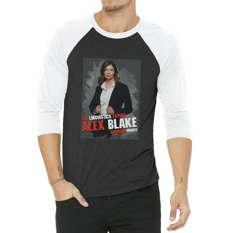 Criminal Minds, Alex Blake,criminal Minds Fbi Police Procedural Crime 3/4 Sleeve Shirt | Artistshot