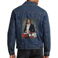 Criminal Minds, Alex Blake,criminal Minds Fbi Police Procedural Crime Men Denim Jacket | Artistshot