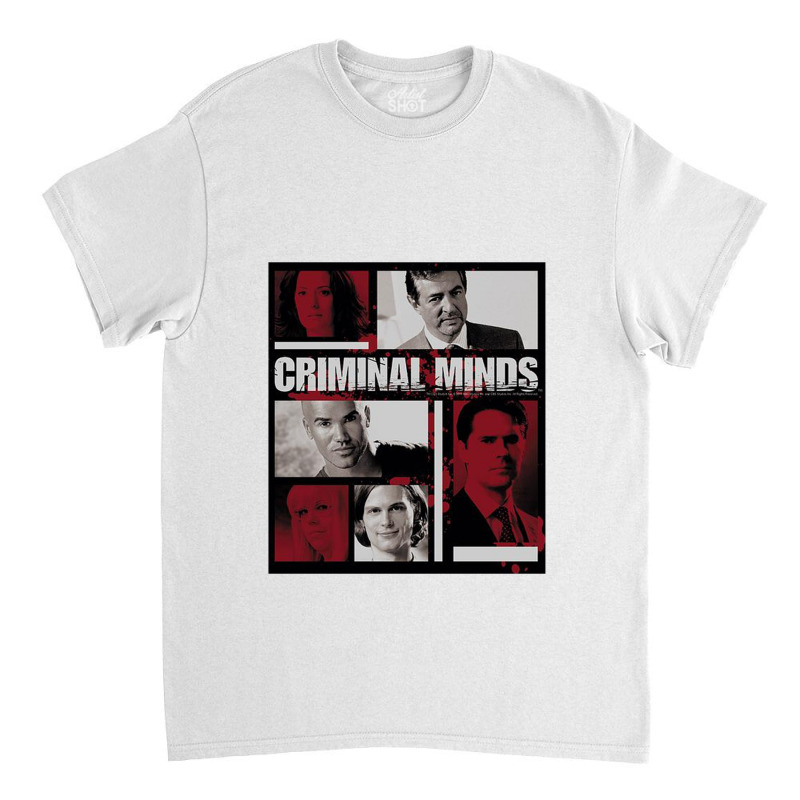 Criminal Minds, Character Boxes,criminal Minds Fbi Police Classic T-shirt | Artistshot