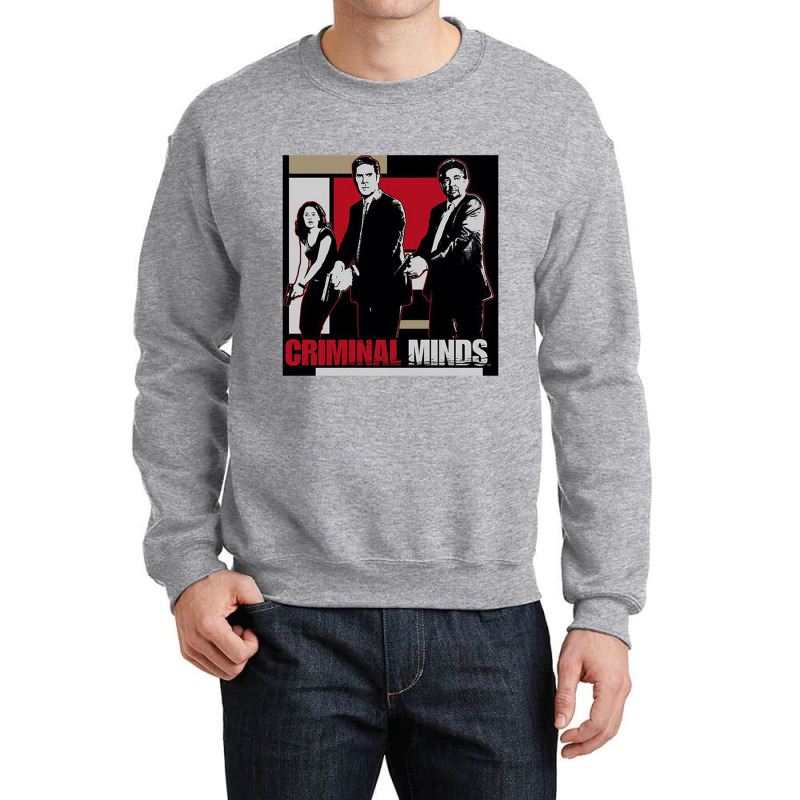 Criminal Minds, Guns Drawn,criminal Minds Fbi Police Procedural Crime Crewneck Sweatshirt | Artistshot