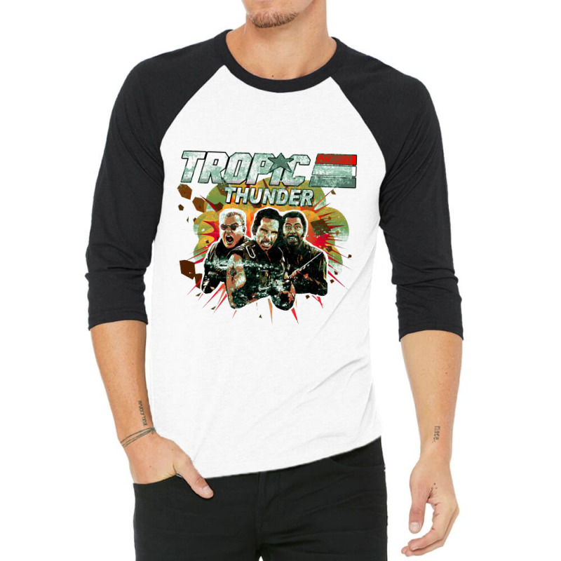 Tropic Thunder 3/4 Sleeve Shirt | Artistshot