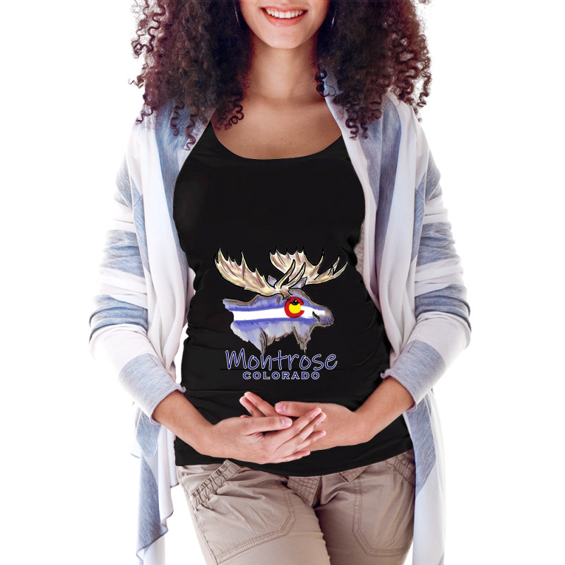 Montrose Colorado Maternity Scoop Neck T-shirt by ardylanda | Artistshot