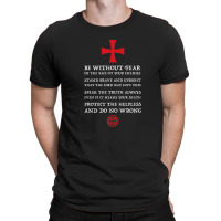 Mens Crusader Knight Knights Templar Code Holy Cross T-shirt | Artistshot