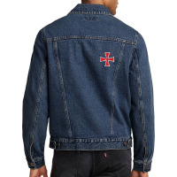 Mens Crusader Knights Knight Templar Code 2 Sided Print Men Denim Jacket | Artistshot