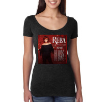 Reba Tour 2022 Locations And Dates Women's Triblend Scoop T-shirt | Artistshot