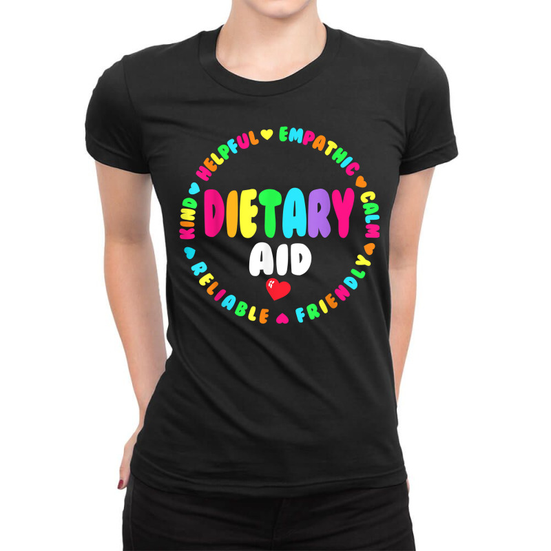 Dietary Aid Appreciation Week Healthcare Dietitian Squad T Shirt Ladies Fitted T-Shirt by cm-arts | Artistshot