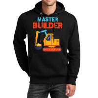 Master Builder Excavator Building Blocks Children Kids Toy For Fans Unisex Hoodie | Artistshot