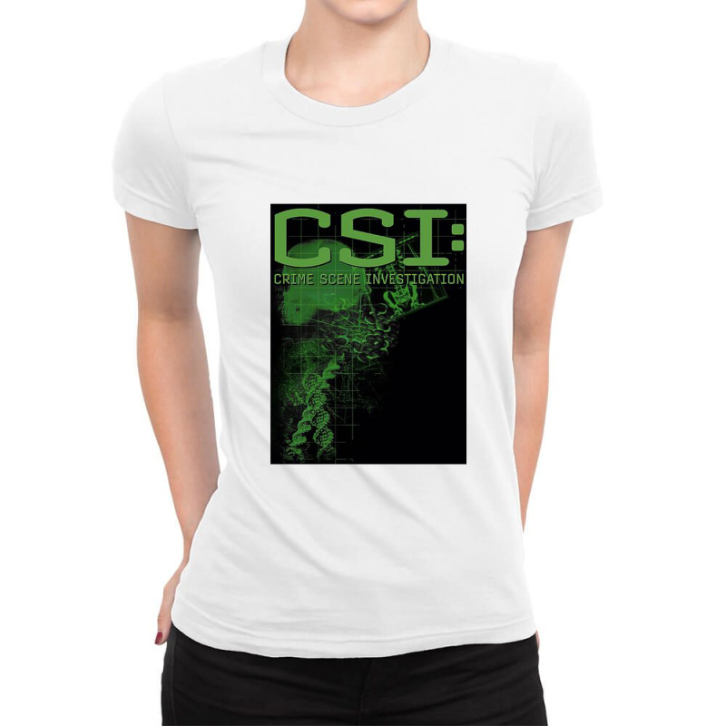 Csi, Evidence, Csi Crime Scene Investigation Las Vegas Tv Show Crime D Ladies Fitted T-Shirt by mydepictionaddiction | Artistshot