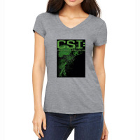 Csi, Evidence, Csi Crime Scene Investigation Las Vegas Tv Show Crime D Women's V-neck T-shirt | Artistshot