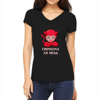 Chingona As Hell   Latina Women's V-neck T-shirt | Artistshot